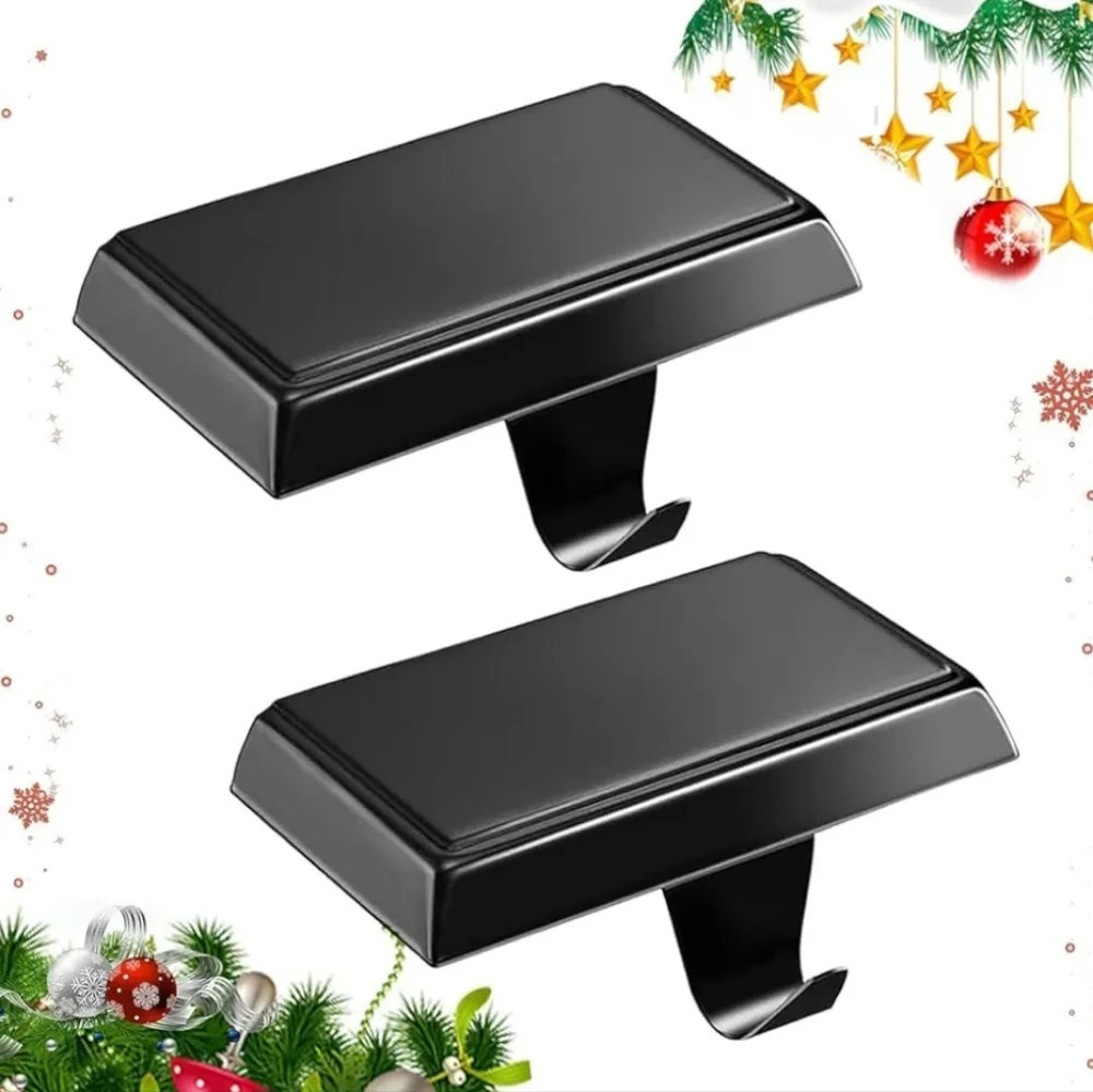 2pk Brushed Bronze Metal Shelves/ Mantel Hangers